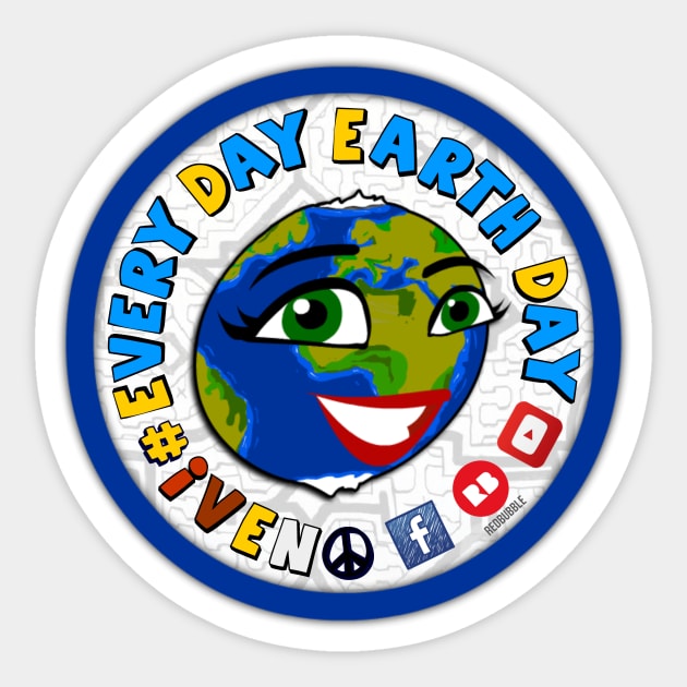 Every Day Earth Day Sticker by iveno